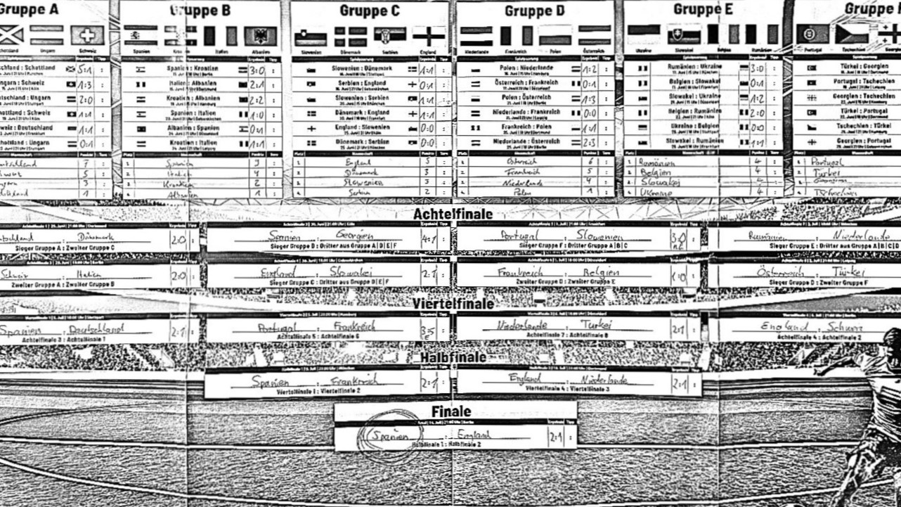 EURO 24 match schedule